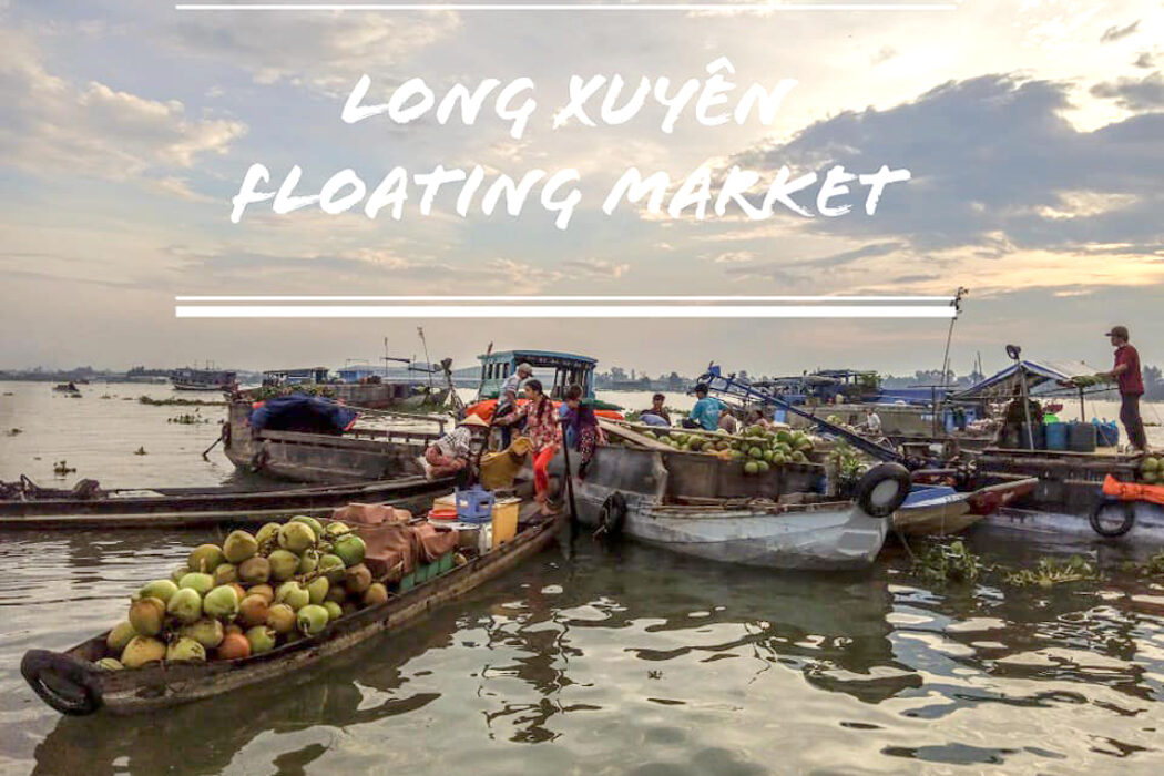 Long Xuyen Floating Market – A unique cultural feature of the Southwest region