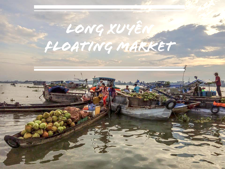 Long Xuyen Floating Market – A unique cultural feature of the Southwest region